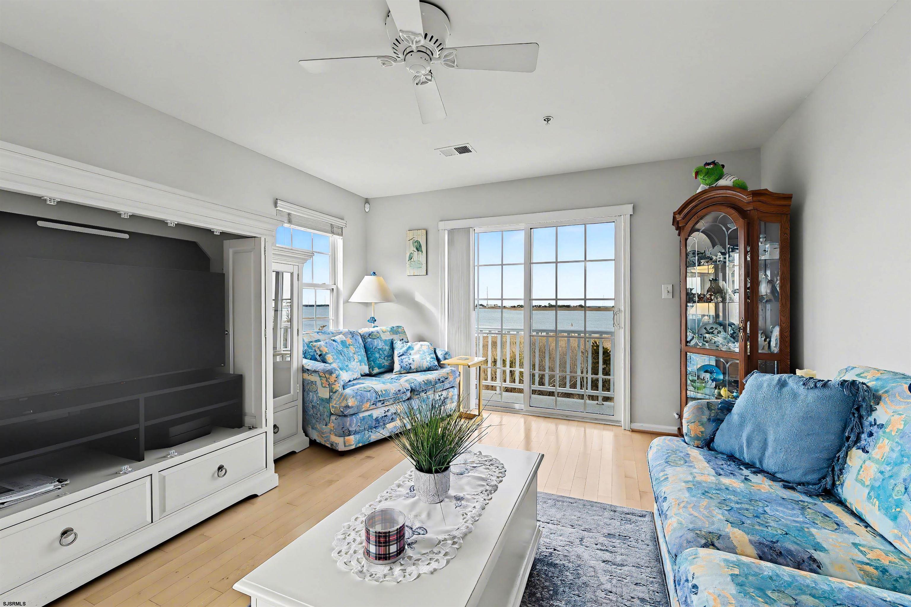 35 Bayside Drive, Unit 35 Somers Point, NJ 08244 - Photo 8 of 40 a living room with furniture and a flat screen tv