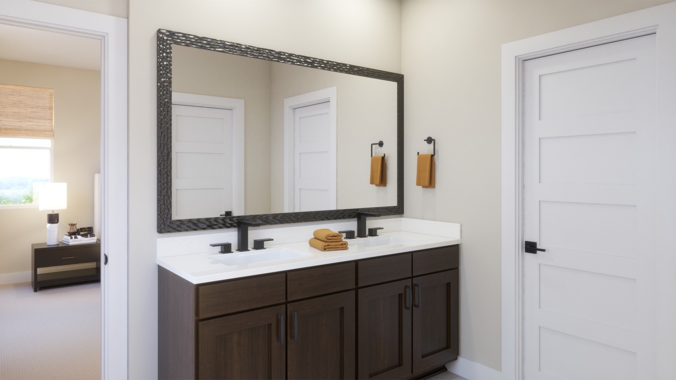 140 Sycamore Pnes Lane Kyle, TX 78640 - Photo 11 of 17 a bathroom with a sink and a mirror