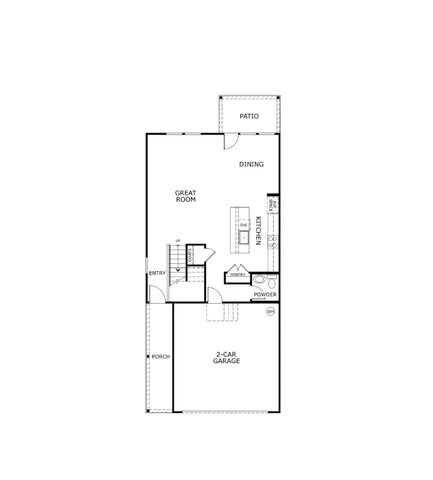 a picture of a room with a white wall and a picture