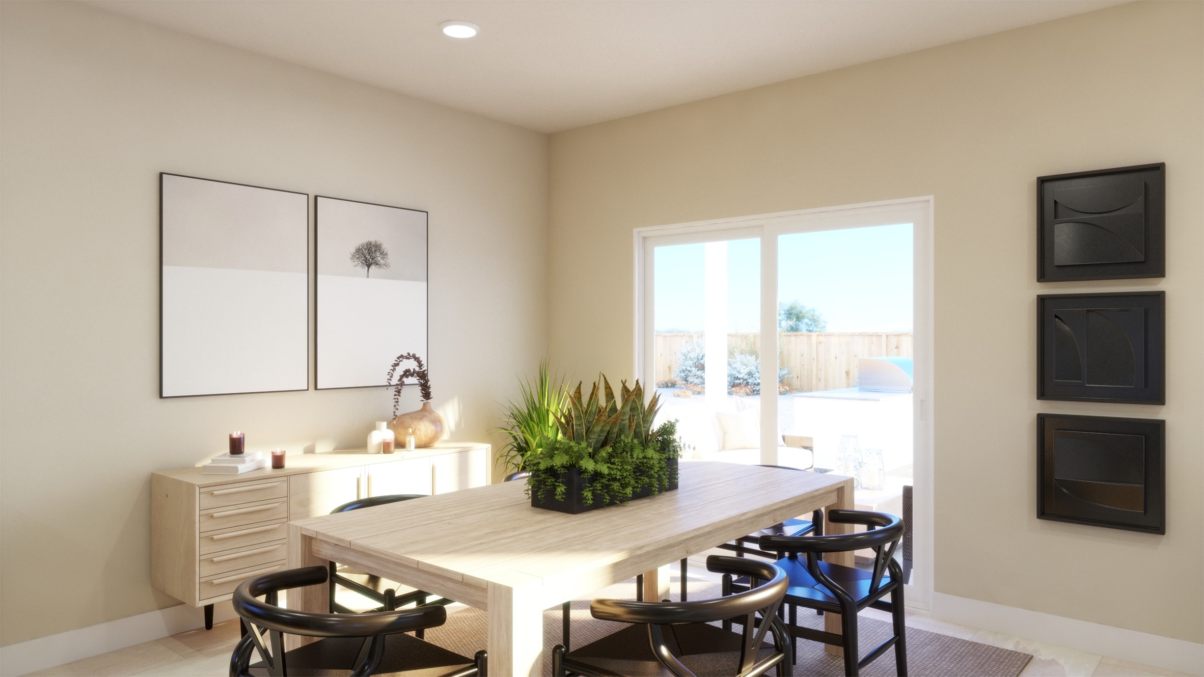 140 Sycamore Pnes Lane Kyle, TX 78640 - Photo 5 of 17 a view of a dining room with furniture