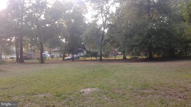 a view of outdoor space with lots of green space