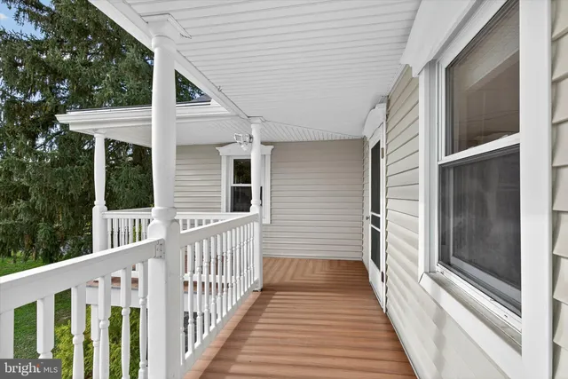 a view of front door