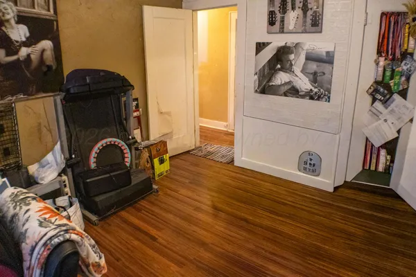 a view of a hardwood floor