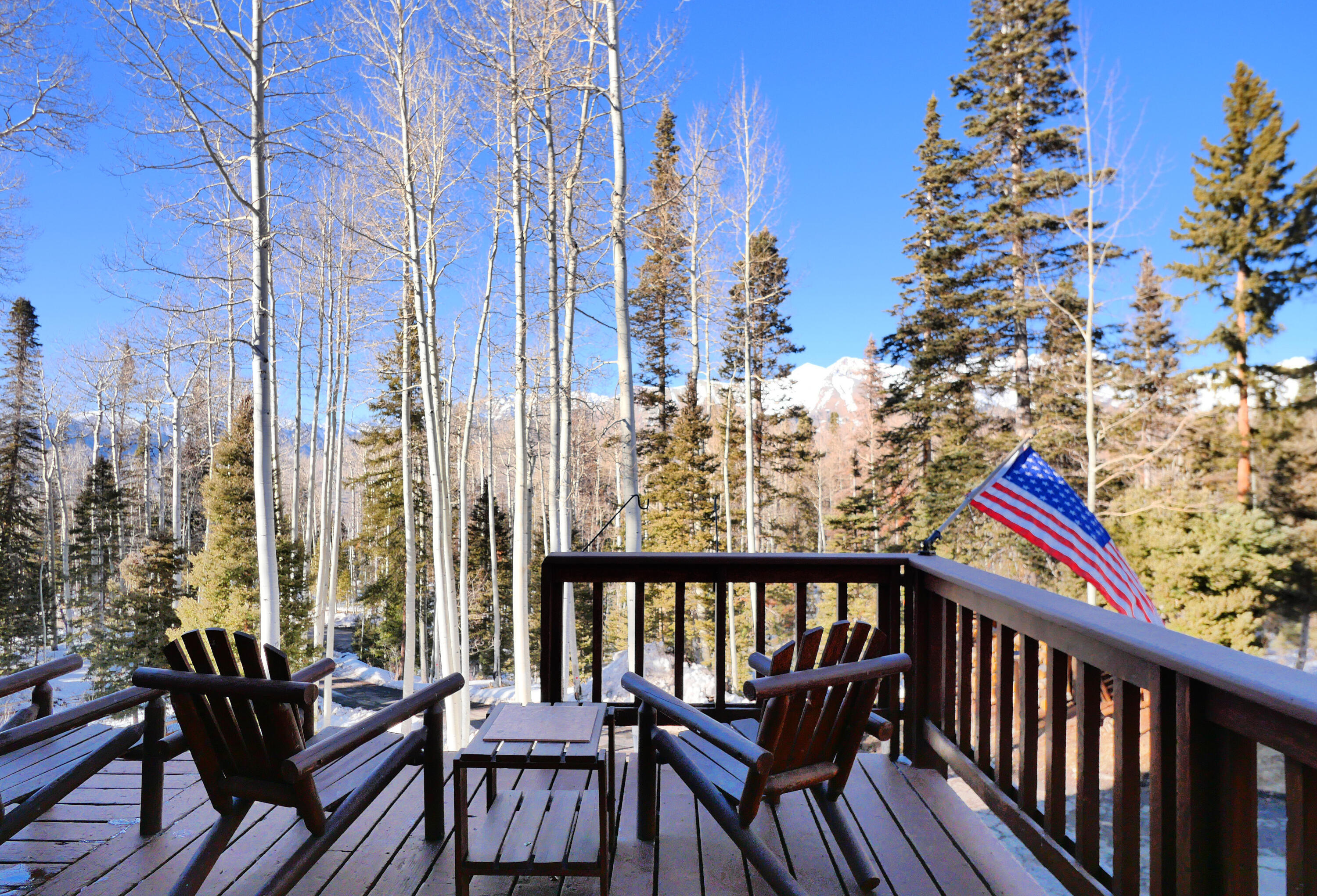 662 Fox Farm Road Telluride, CO 81435 - Photo 49 of 59 North Deck - Winter