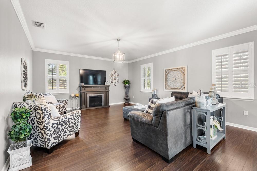 706 Fringe Tree Court Deland, FL 32724 - Photo 7 of 70 a living room with furniture fireplace and flat screen tv
