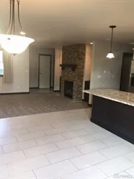 a view of an empty room