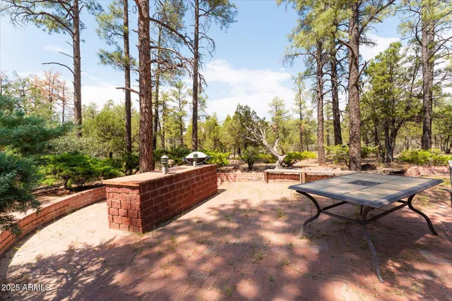 a view of outdoor space with trees