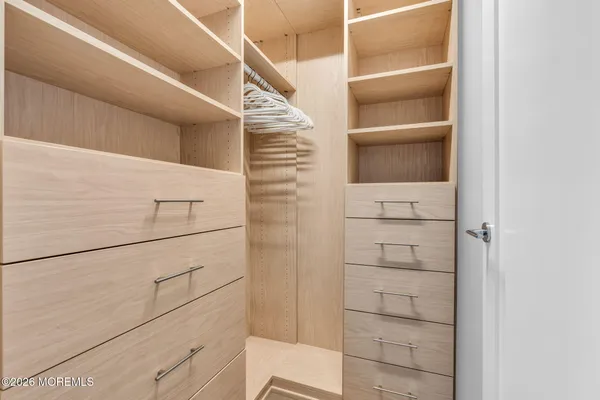 a view of walk in closet