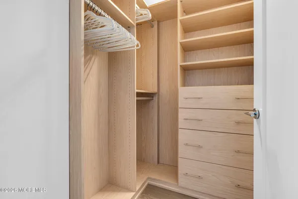 a view of walk in closet