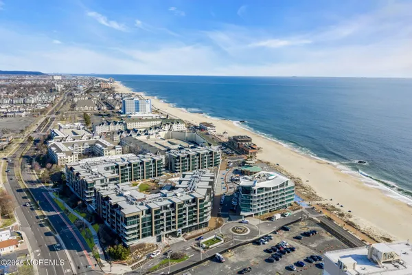 a view of a city with ocean