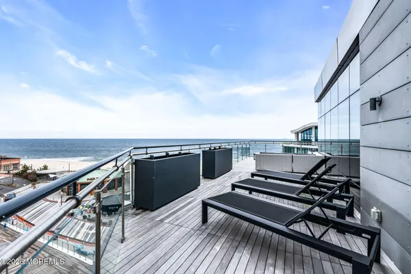 a terrace view with sitting space