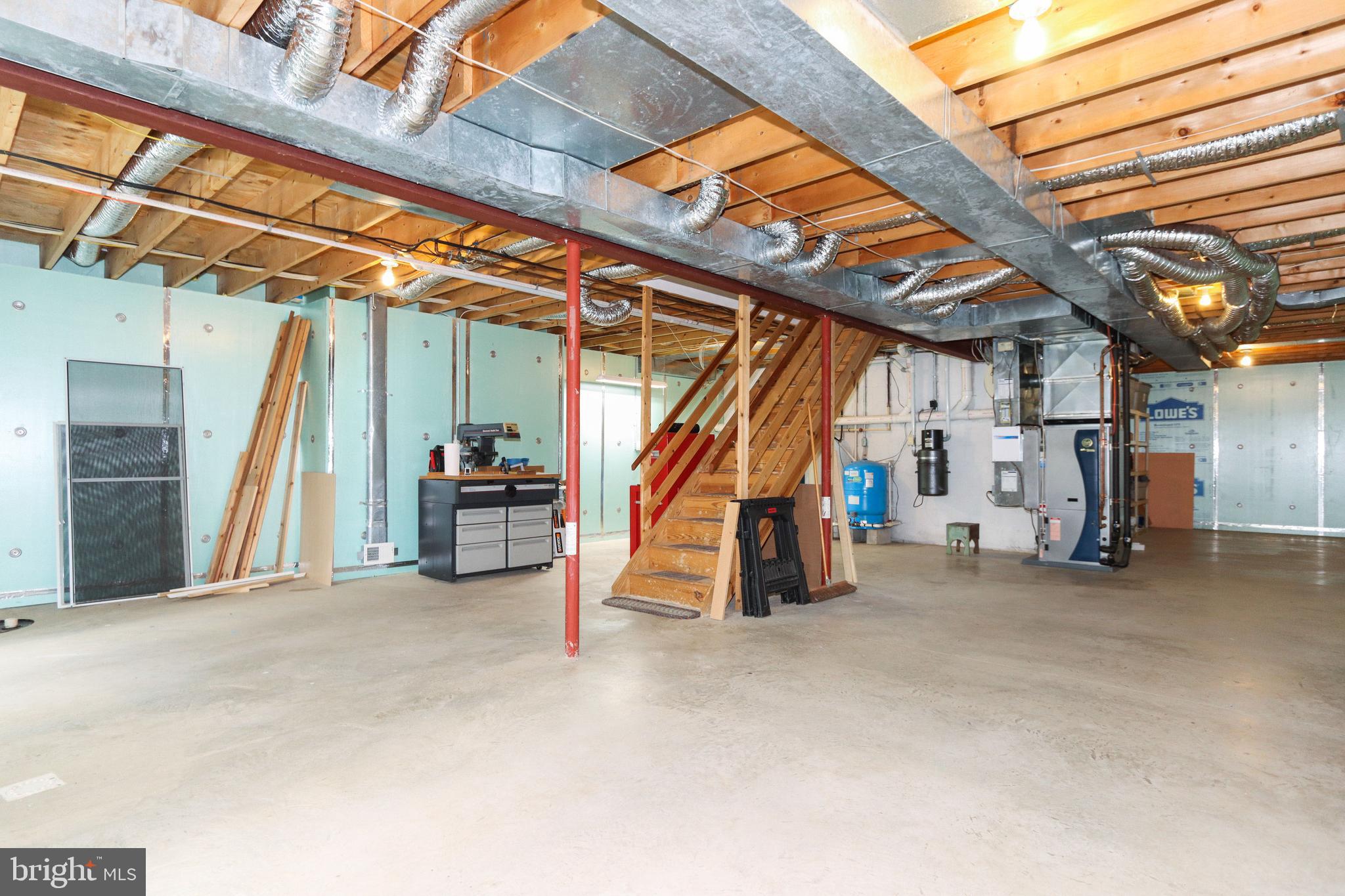 4535 Wentz Road Manchester, MD 21102 - Photo 43 of 55 Huge Unfinished Basement