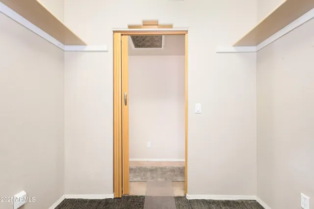 a view of front door