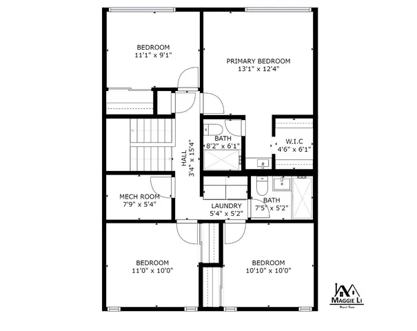 a front view of a building