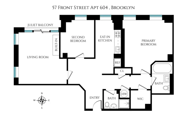 $1,320,000 | 57 Front Street, Unit 604 | DUMBO