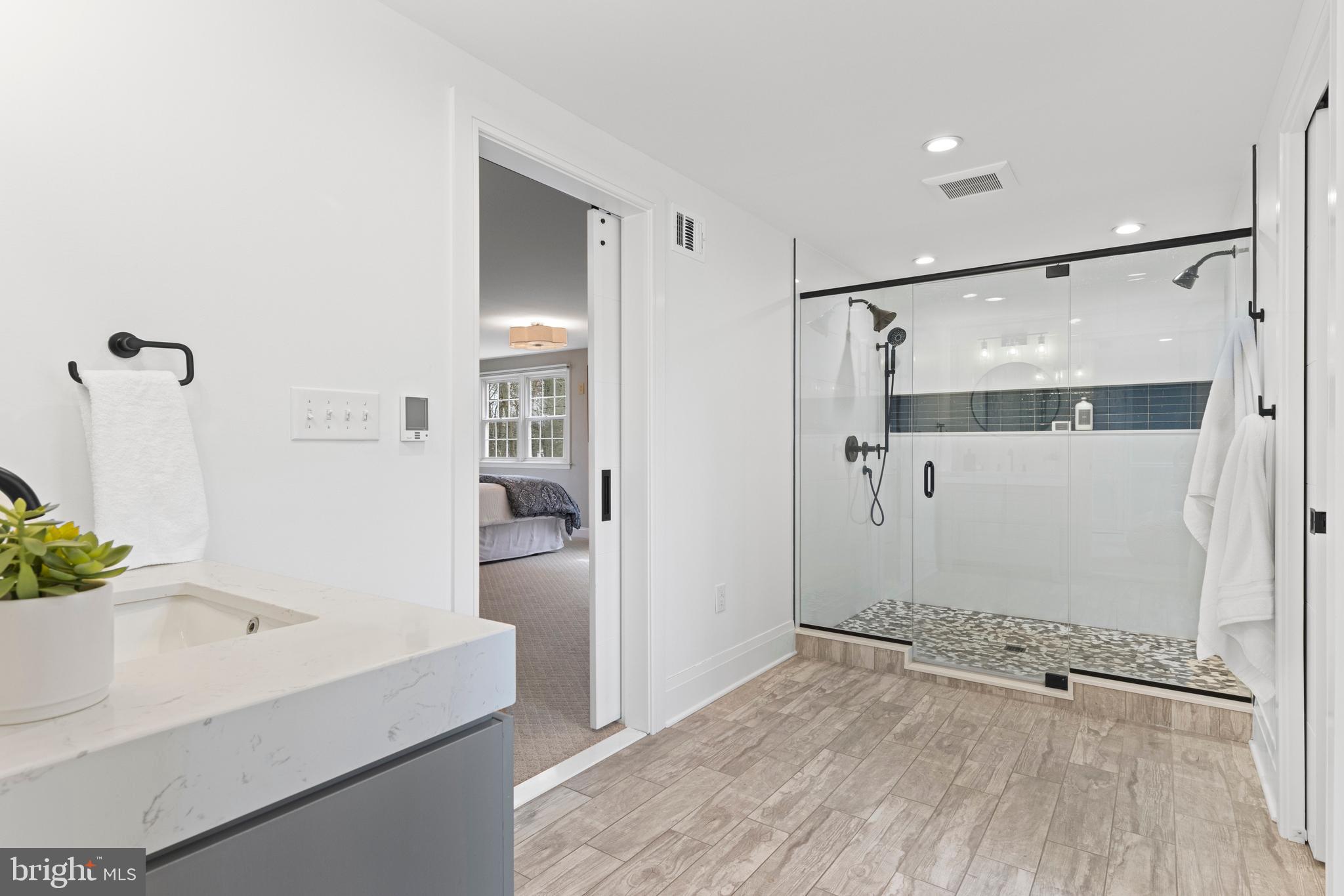 66 Oakford Road Wayne, PA 19087 - Photo 33 of 63 Renovated luxurious ensuite w/radiant heated floor