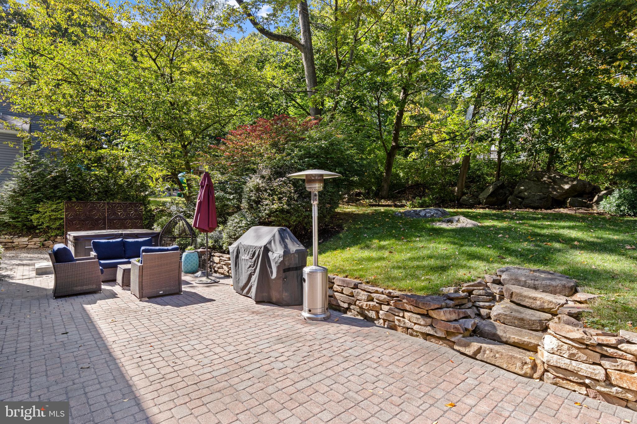 66 Oakford Road Wayne, PA 19087 - Photo 53 of 63 a view of a backyard with sitting area