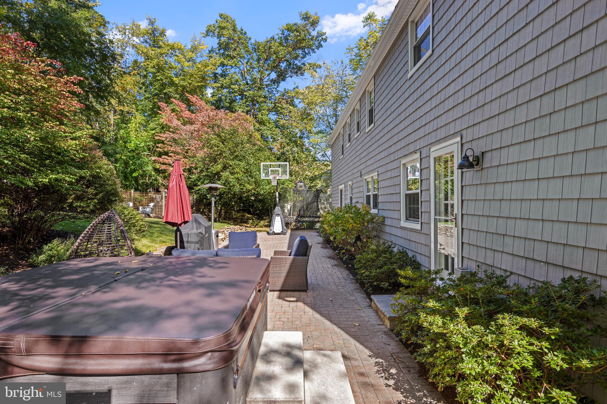 66 Oakford Road Wayne, PA 19087 - Photo 54 of 63 a view of a backyard with potted plants