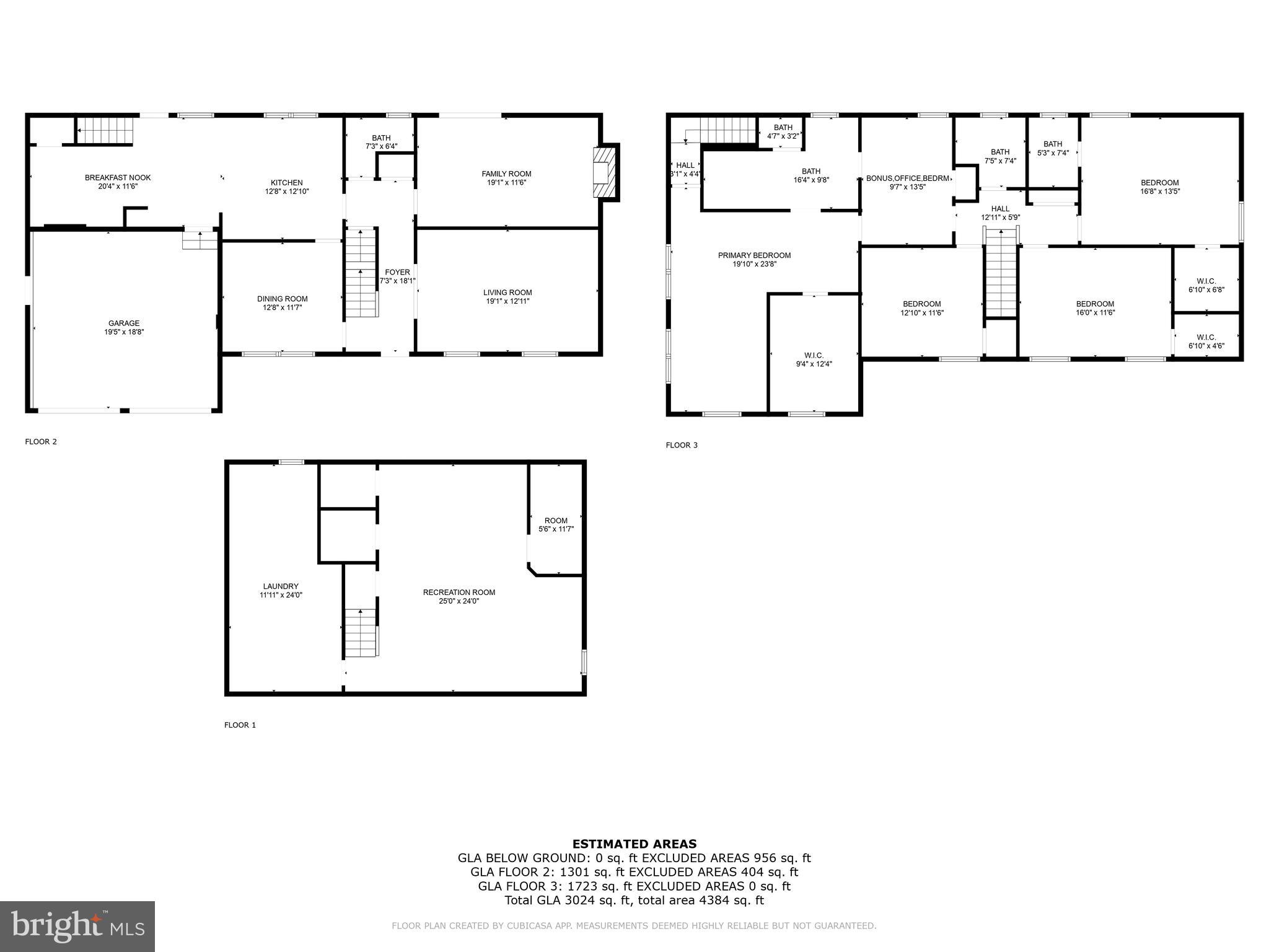 66 Oakford Road Wayne, PA 19087 - Photo 63 of 63 All three floor plans