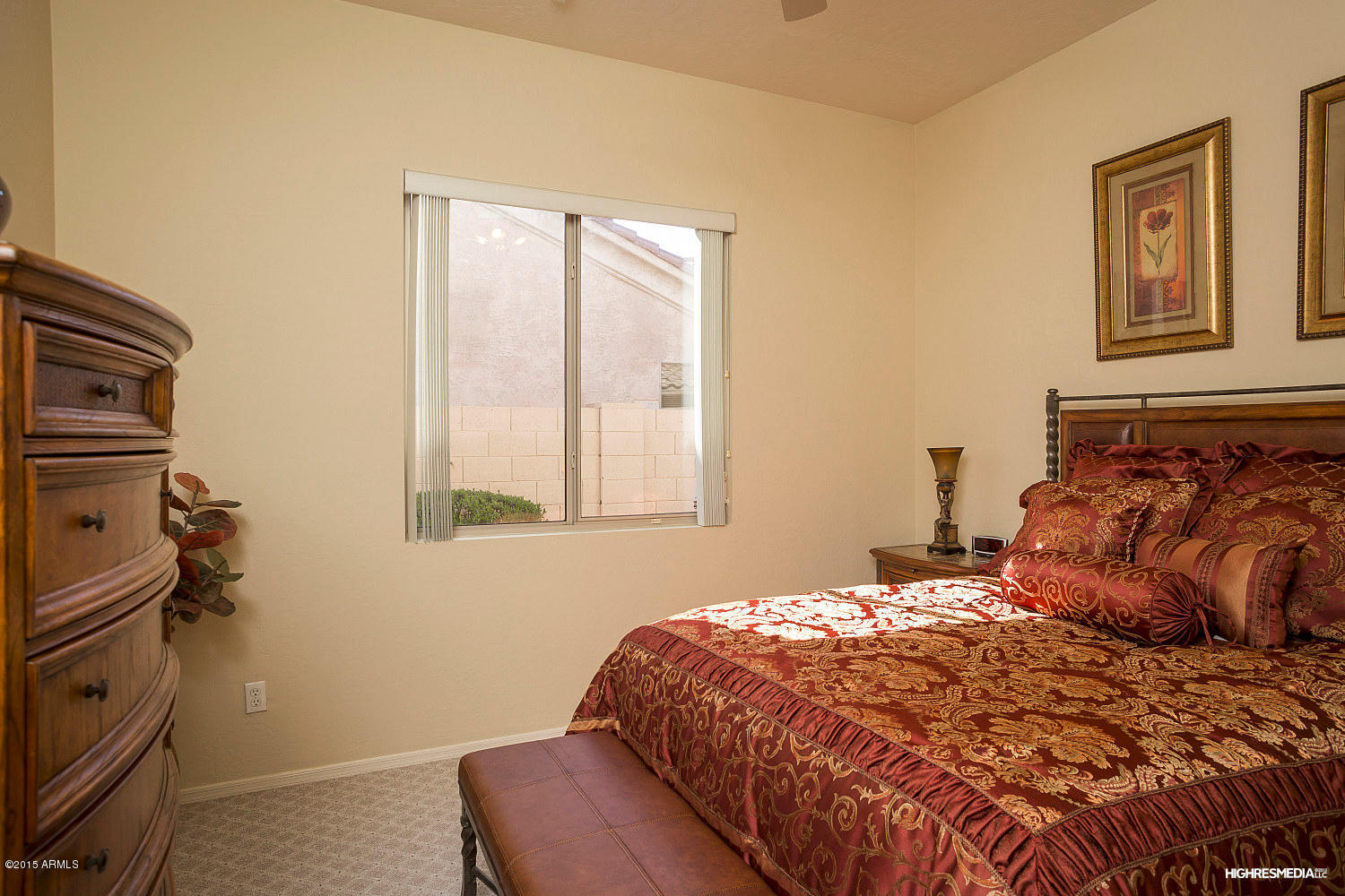 505 East Ranch Road Gilbert, AZ 85296 - Photo 11 of 22 a bedroom with a bed and wooden floor