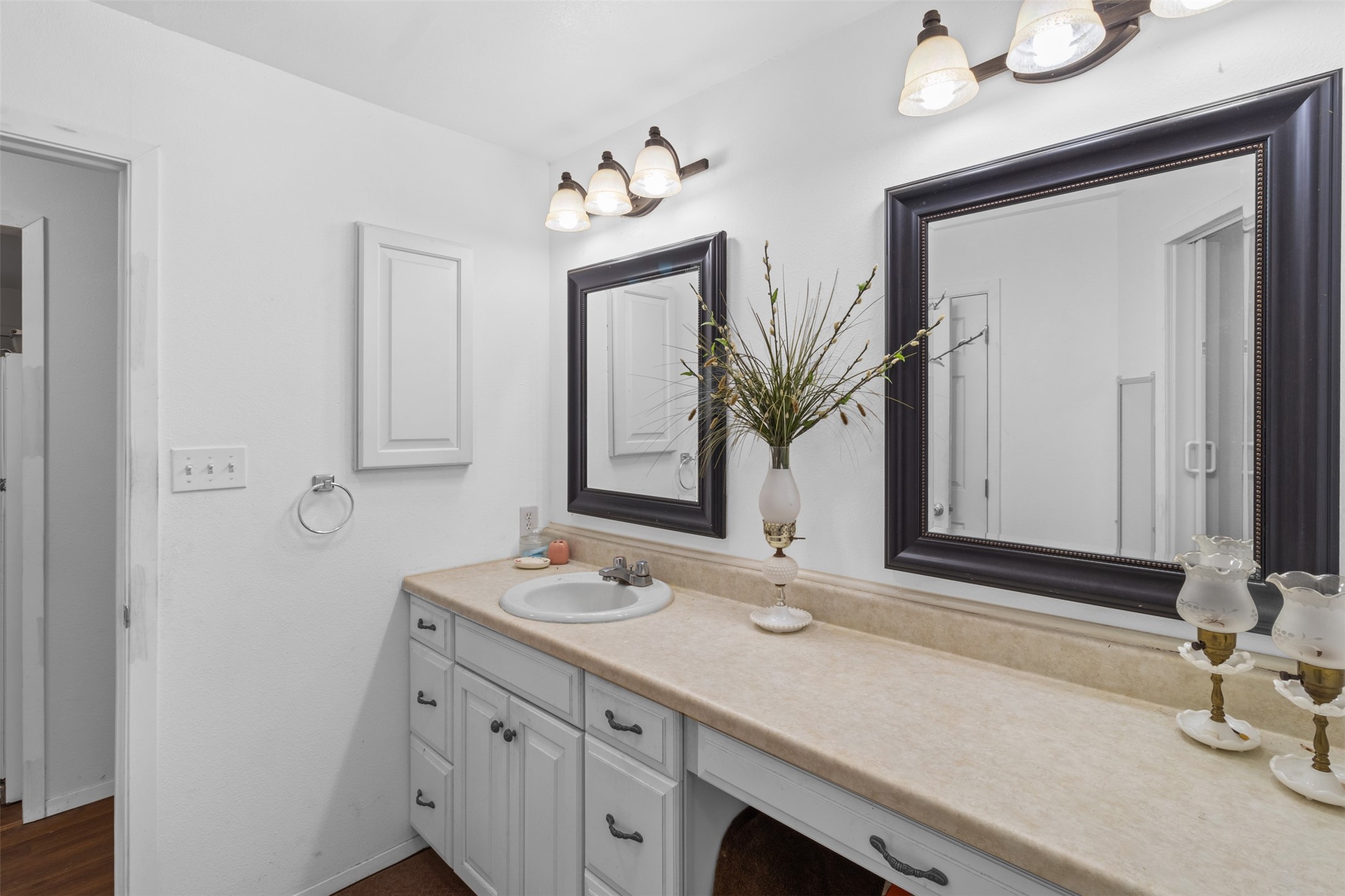 1619 Highway 237 Carmine, TX 78932 - Photo 19 of 26 a bathroom with a sink and a mirror