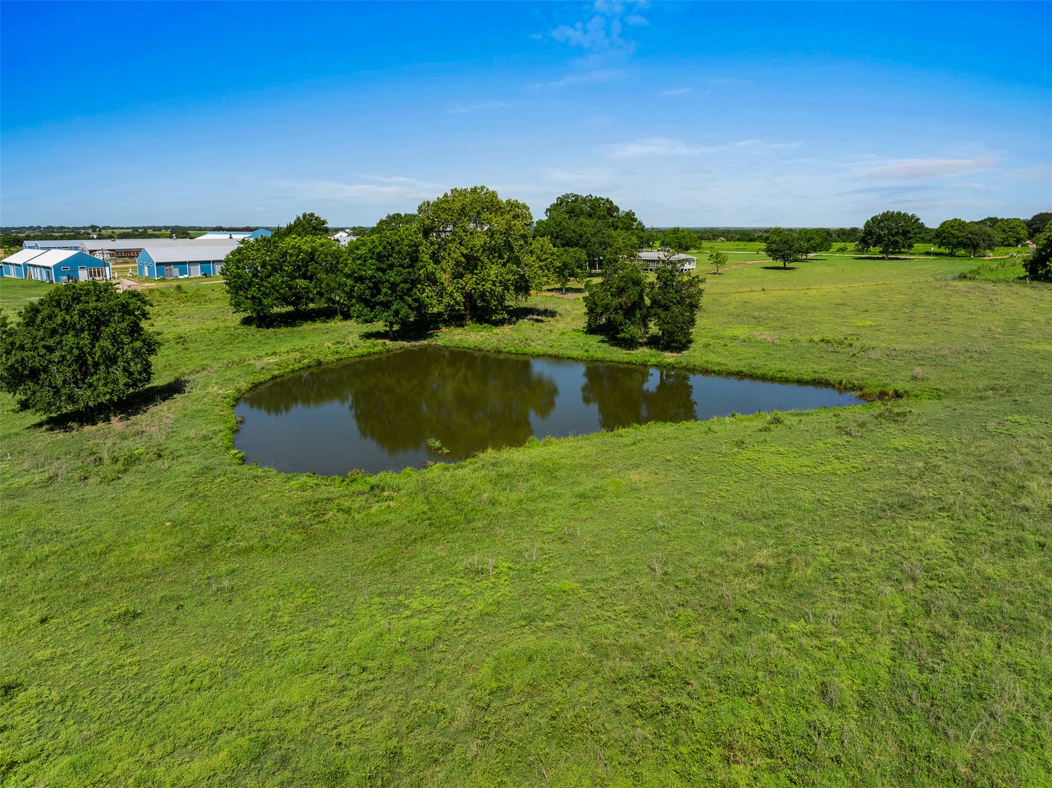 1619 Highway 237 Carmine, TX 78932 - Photo 25 of 26 a view of a lake with a yard
