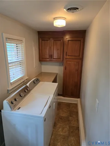 a room with storage and utility