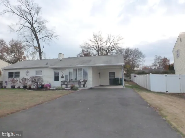 a view of a car parked in front of a building