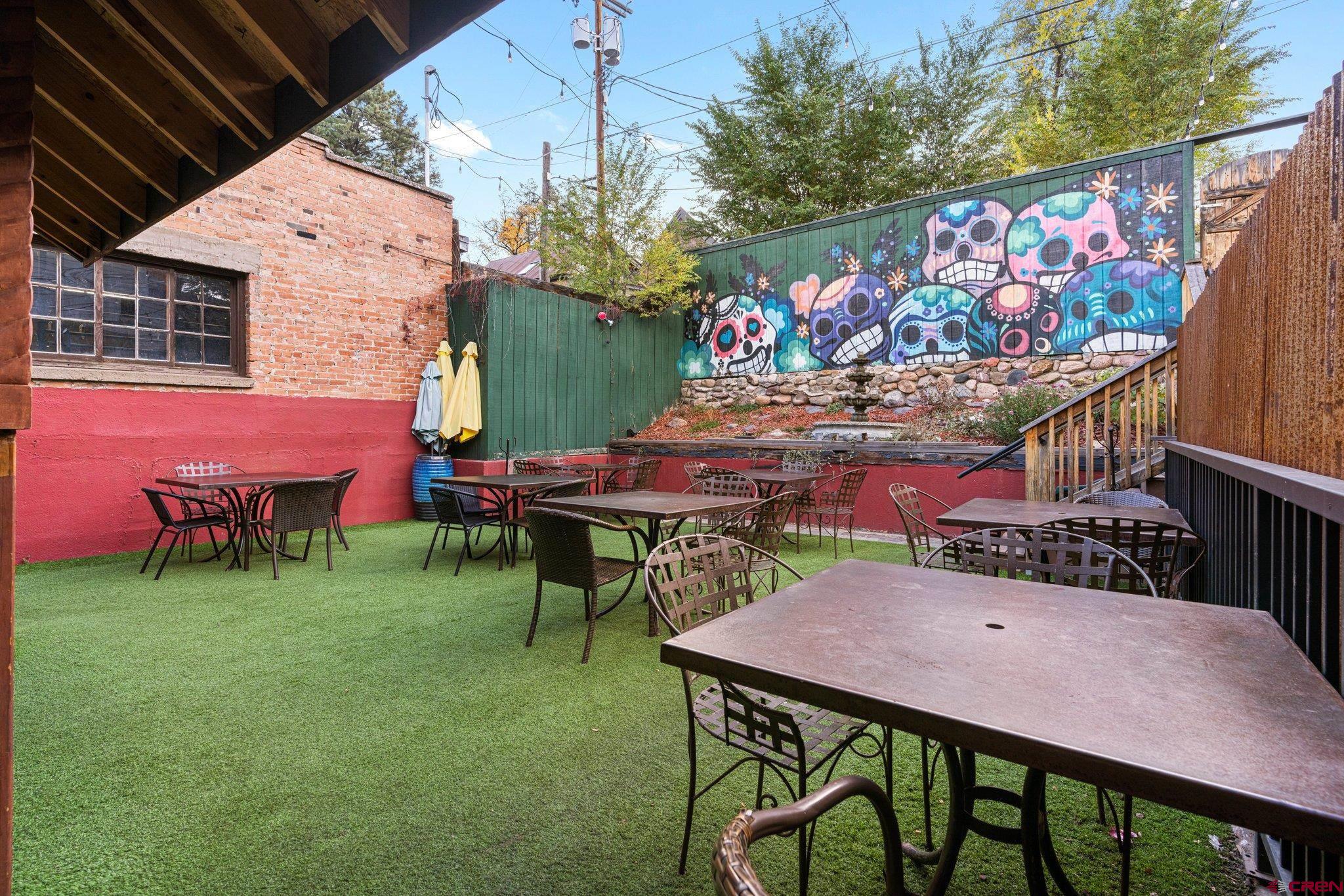 1150 Main Avenue Durango, CO 81301 - Photo 17 of 35 a view of an outdoor sitting area with wooden walls