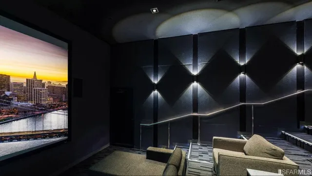 a view of a workspace with furniture