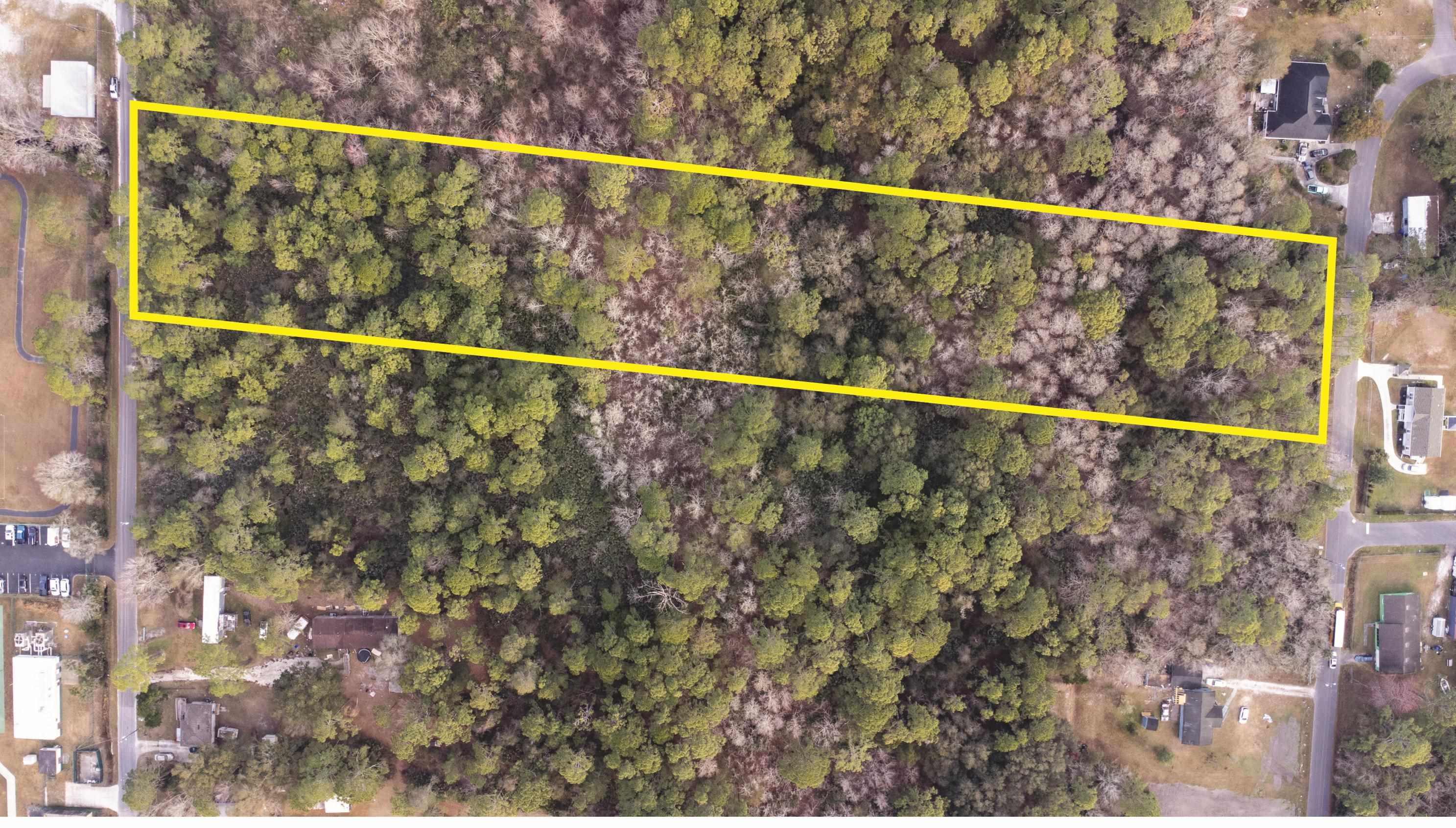 0 North Clay Street St. Augustine, FL 32084 - Photo 1 of 22 Aerial view of property and surrounding area featuring property parcel outlined