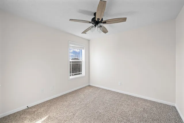 a view of a window in a room