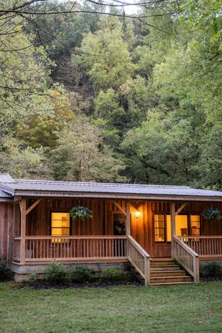 a front view of a house with balcony