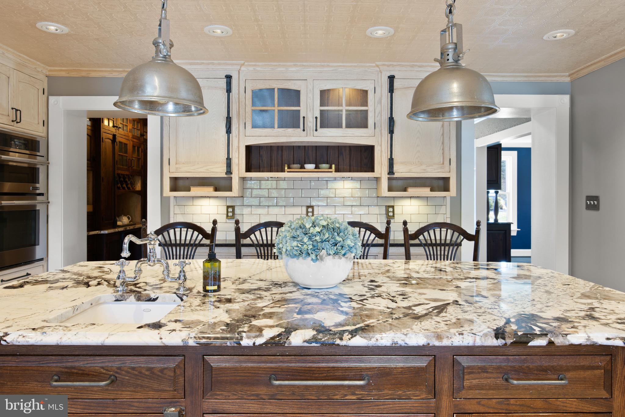 7500 Clifton Road Clifton, VA 20124 - Photo 11 of 49 Kitchen with oversized island & handmade hardware
