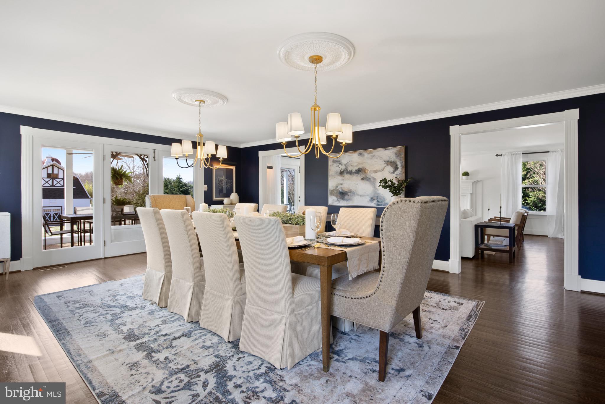 7500 Clifton Road Clifton, VA 20124 - Photo 5 of 49 Dining room opens onto back porch