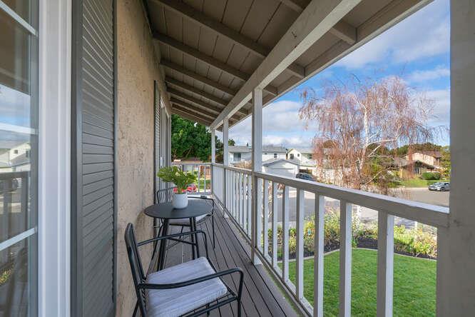 906 Bluebell Way Sunnyvale, CA 94086 - Photo 23 of 27 a view of a balcony with chairs