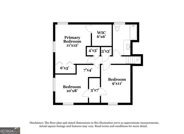 a picture of a park with a bench