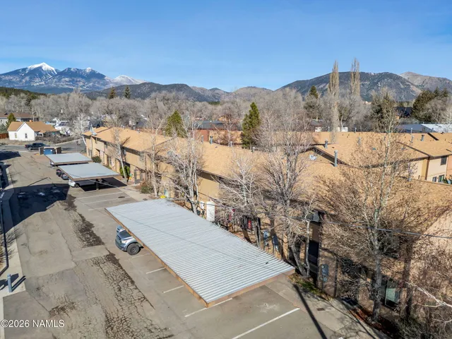 a view of a city from a terrace