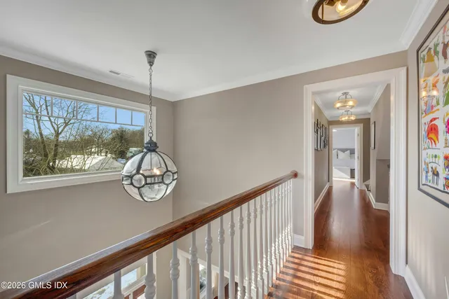 a view of livingroom with furniture and wooden floor
