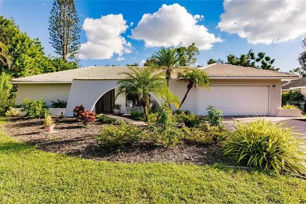 a view of a house with a patio