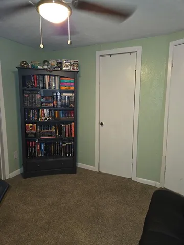 a room with storage and utility