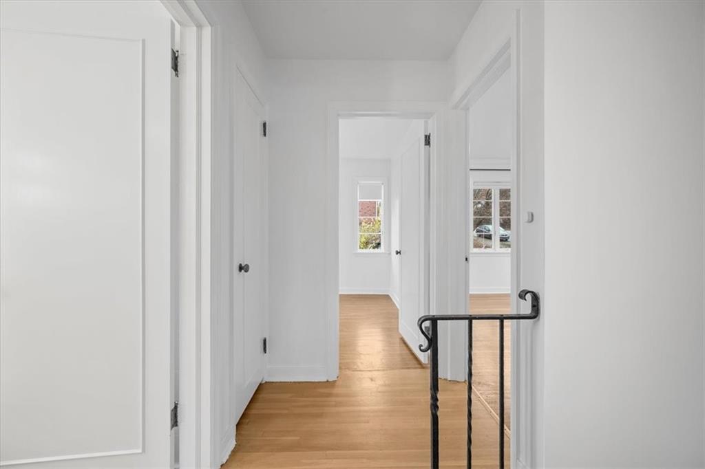 2800 Fernwald Road Pittsburgh, PA 15217 - Photo 19 of 37 a view of a hallway with wooden floor and entryway
