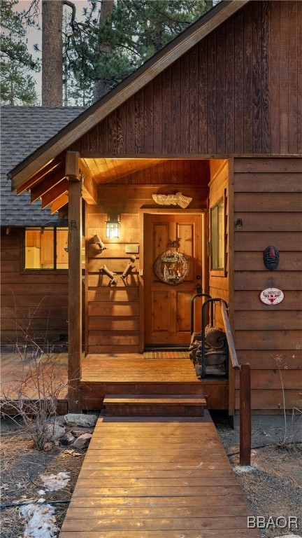 39585 Lakeview Pines Road Big Bear Lake, CA 92315 - Photo 5 of 49 a view of a door of the house