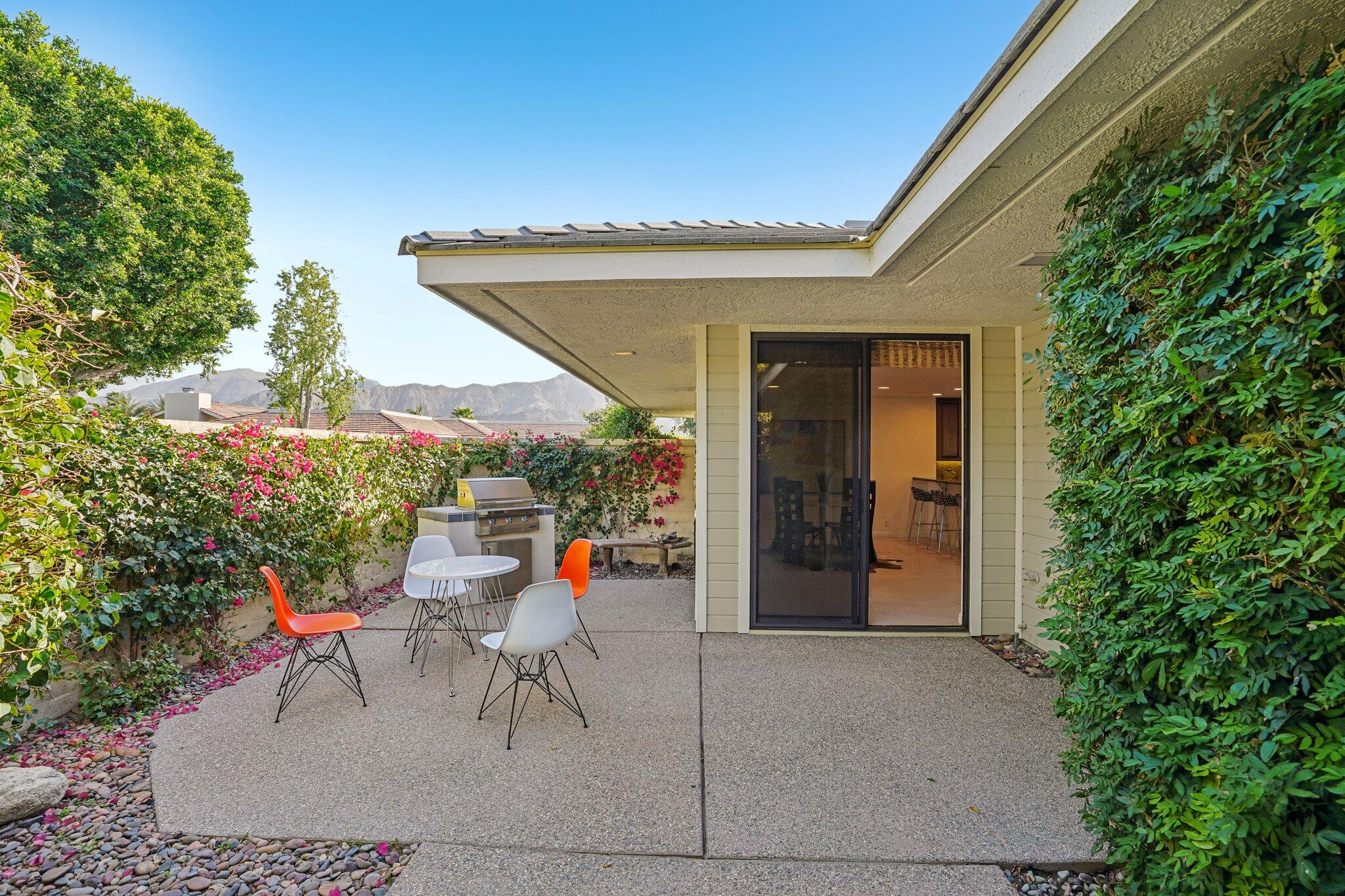 1 Exeter Court Rancho Mirage, CA 92270 - Photo 35 of 41 Side patio with west mtn views