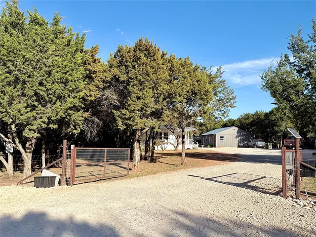 a view of outdoor space with seating