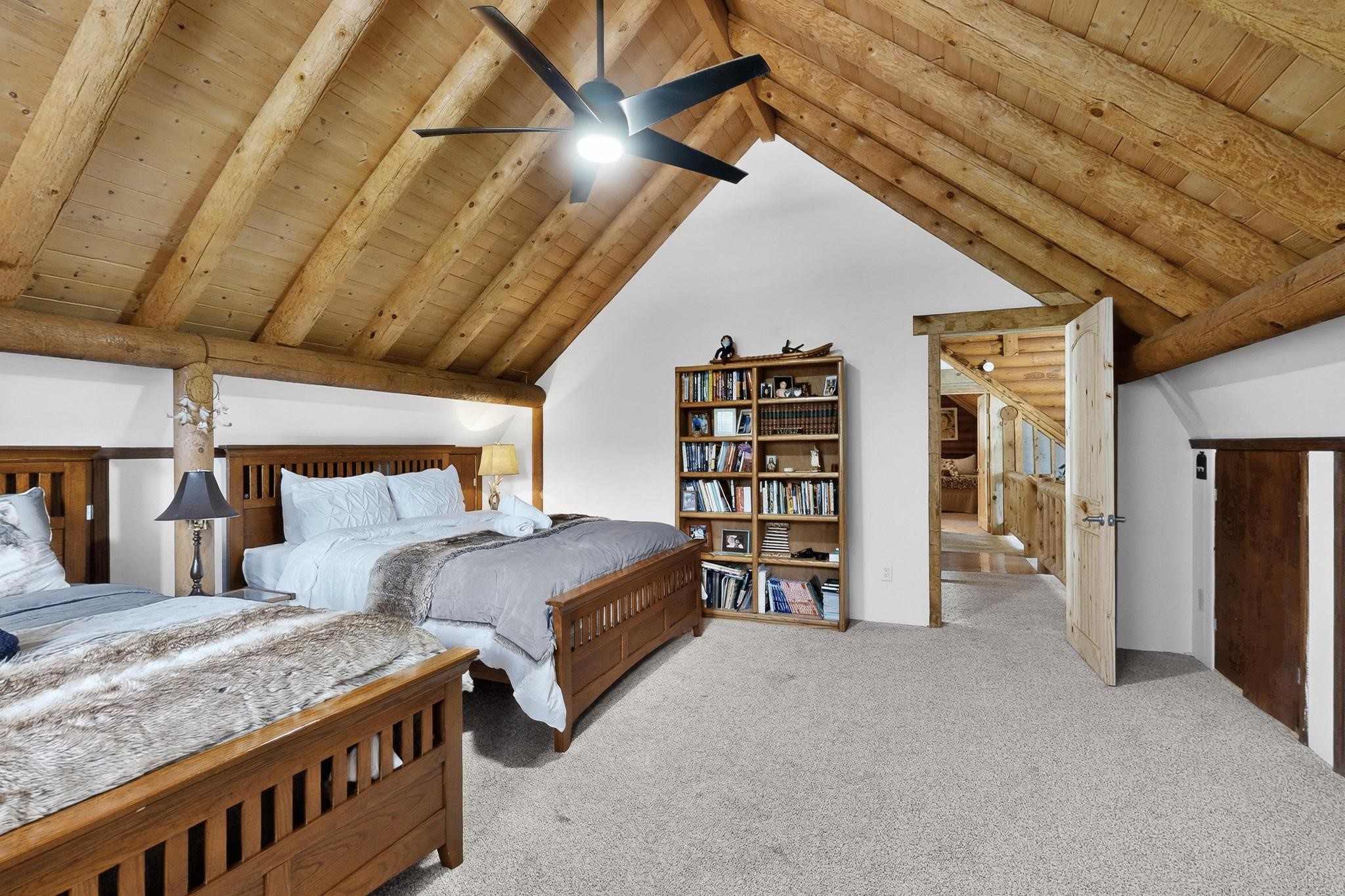 2444 Highway 63 Tererro, NM 87573 - Photo 20 of 98 lodge house loft bedroom 1- 3rd floor