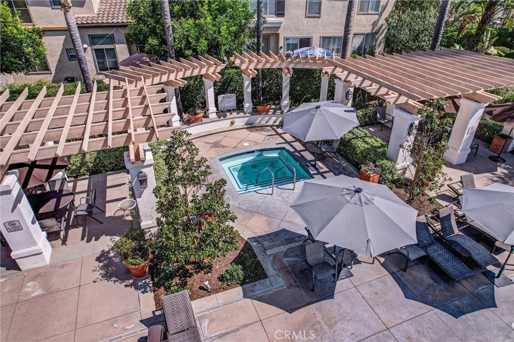 35 Del Cambrea Irvine, CA 92606 - Photo 28 of 31 an aerial view of a house with garden space and street view
