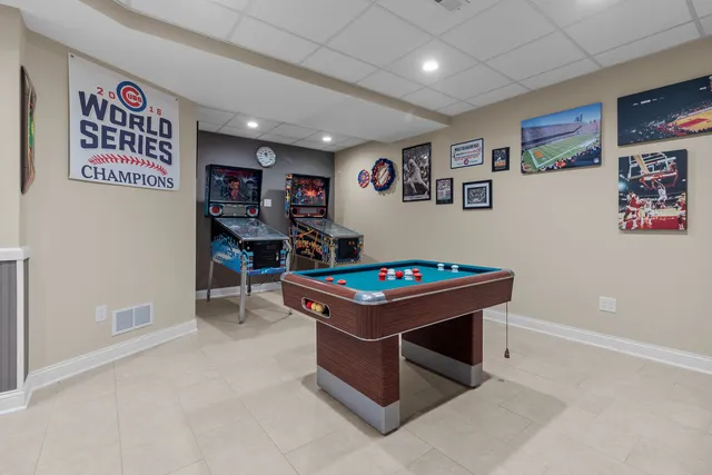 a bed room with a bed and a fireplace