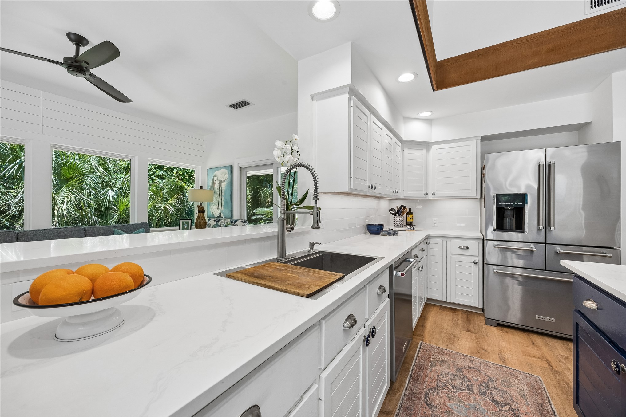 123 Bitternut Road Fernandina Beach, FL 32034 - Photo 30 of 87 A good view of the Keeping Room and its proximity to the kitchen.