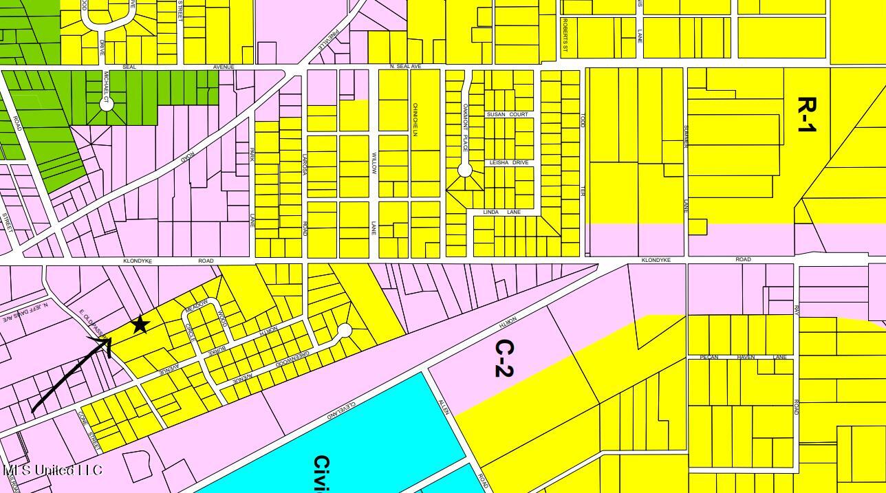 0 East Old Pass Road Long Beach, MS 39560 - Photo 11 of 11 Long Beach Zoning Map